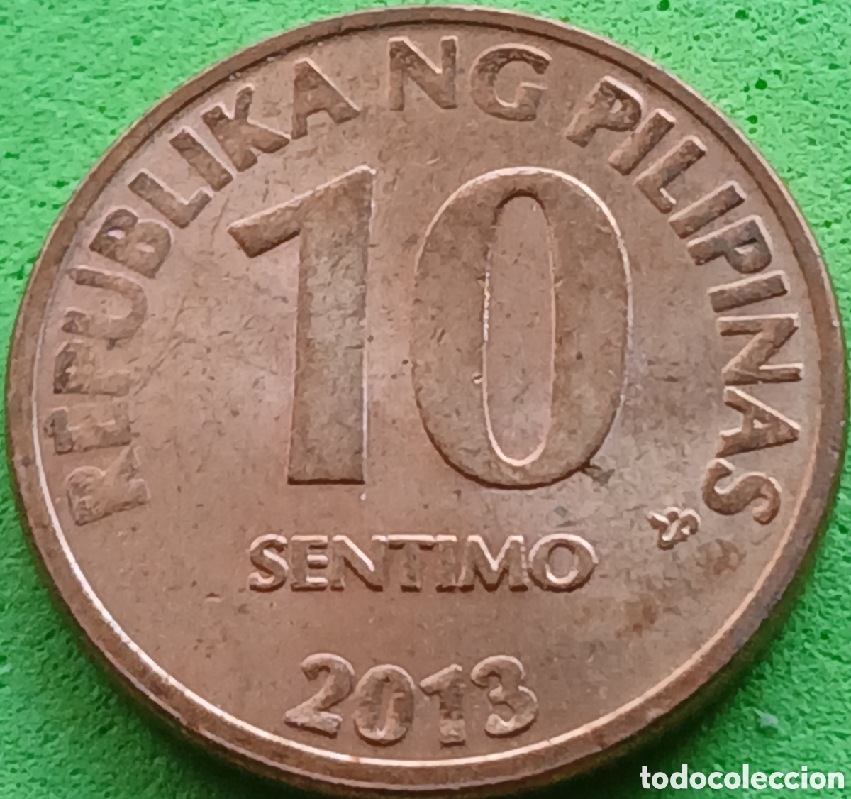 Monedas antiguas de Asia: Filipinas 10 centimos 2013 km#270