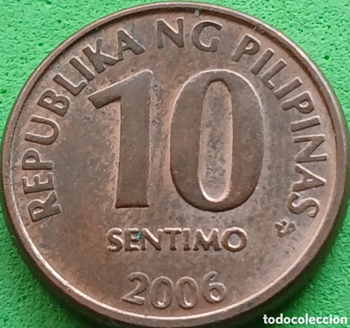 Monedas antiguas de Asia: Filipinas 10 c&eacute;ntimos 2006 km#270