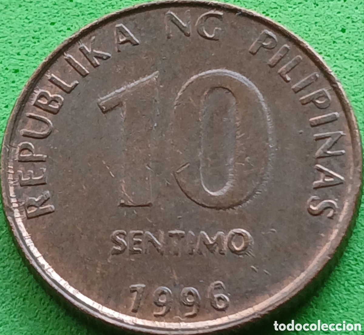 Monedas antiguas de Asia: Filipinas 10 c&eacute;ntimos 1996 km#270