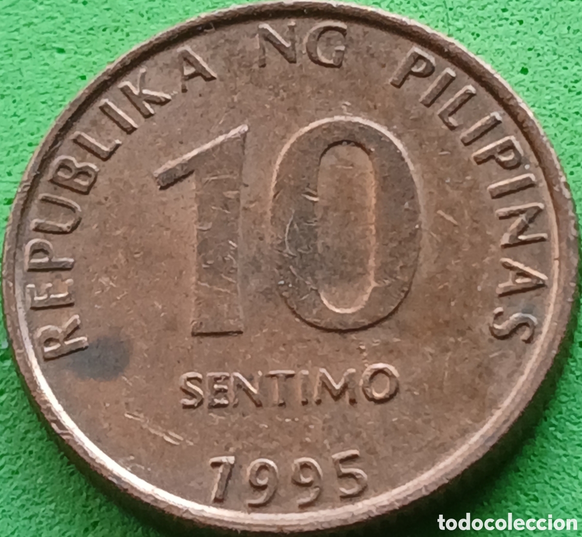 Monedas antiguas de Asia: Filipinas 10 c&eacute;ntimos 1995 km#270