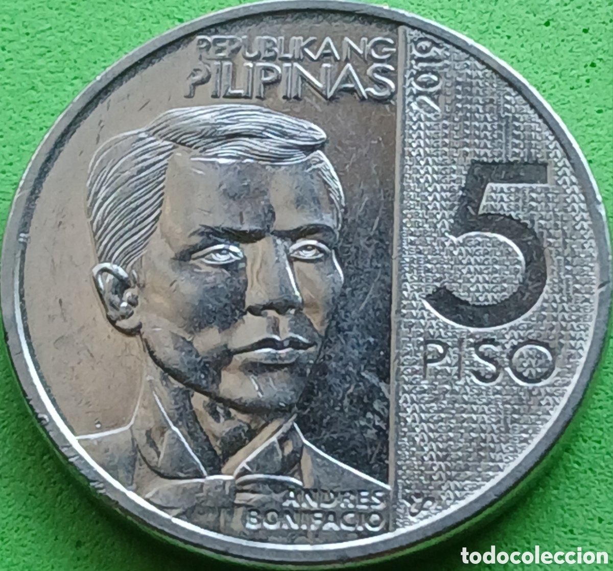 Monedas antiguas de Asia: Filipinas 5 pesos 2019 km#302