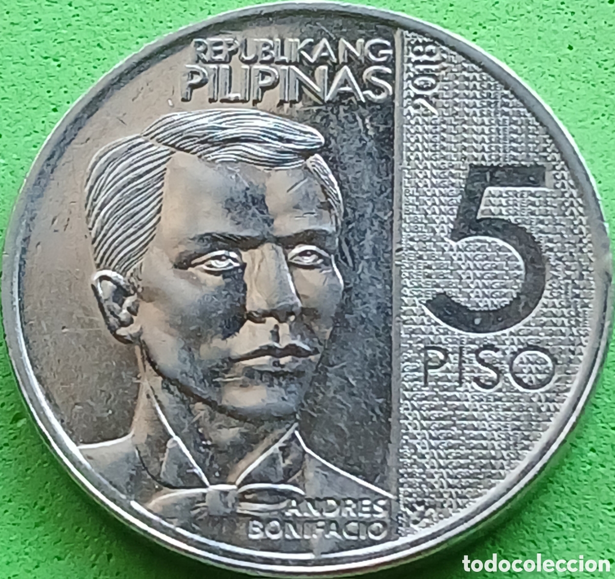 Monedas antiguas de Asia: Filipinas 5 pesos 2018 km#302