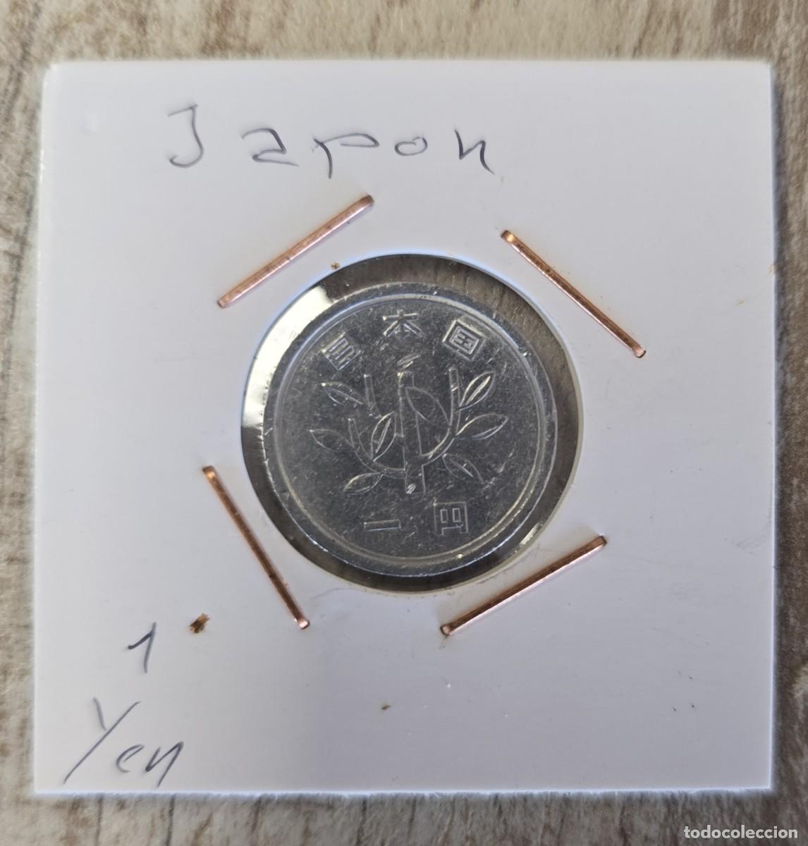 Monedas antiguas de Asia: MONEDA DE JAPON - 1 YEN - MONEDA ENCARTONADA