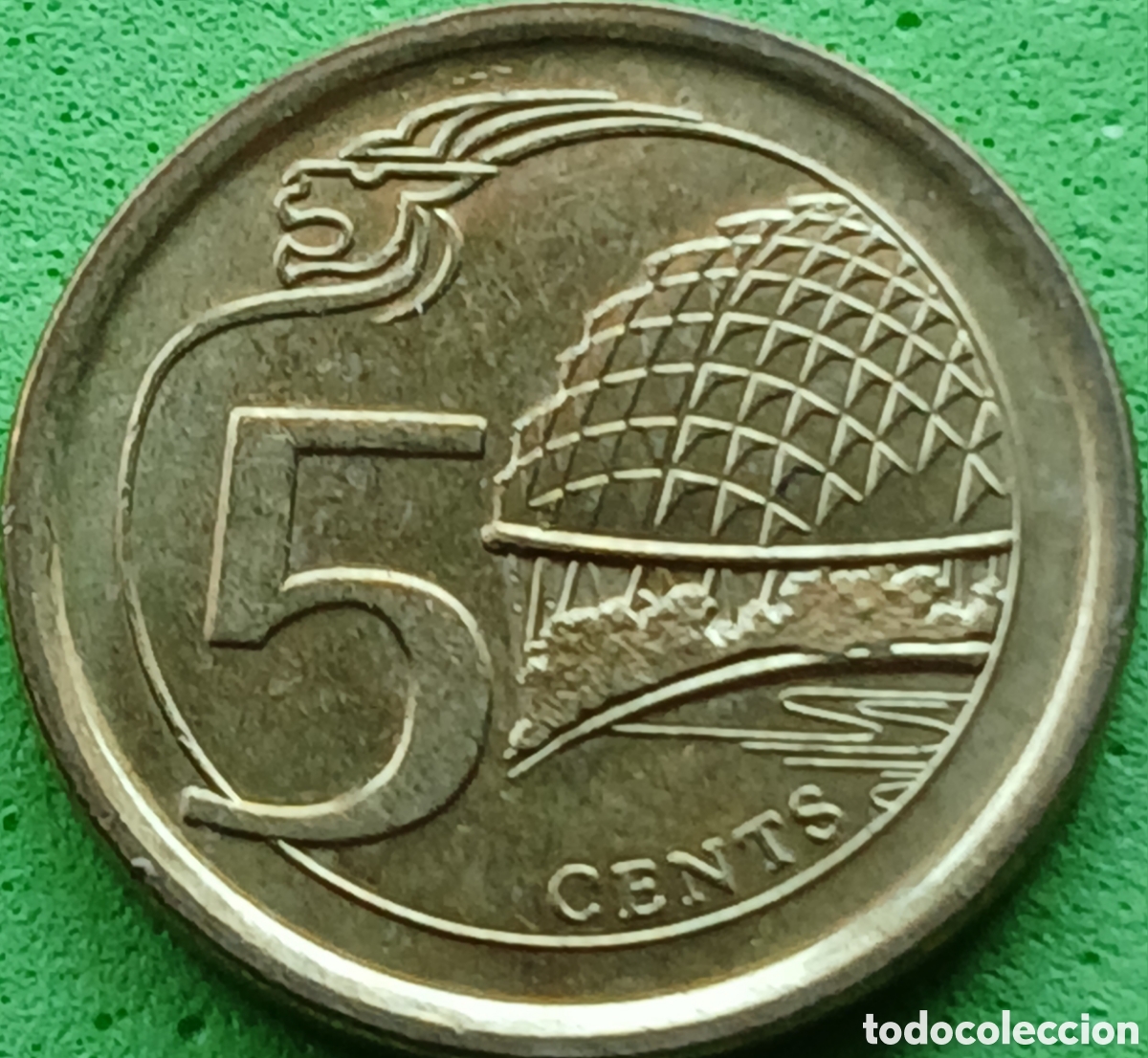 Monedas antiguas de Asia: Singapur 5 cents 2013 km#345