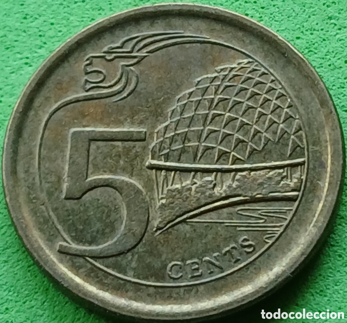 Monedas antiguas de Asia: Singapur 5 cents 2014 km#345