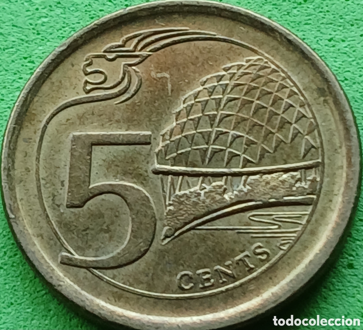 Monedas antiguas de Asia: Singapur 5 cents 2016 km#345