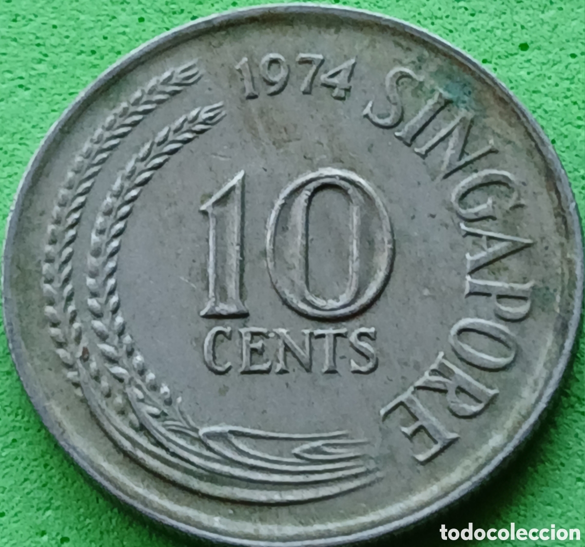 Monedas antiguas de Asia: Singapur 10 cents 1974 km#3