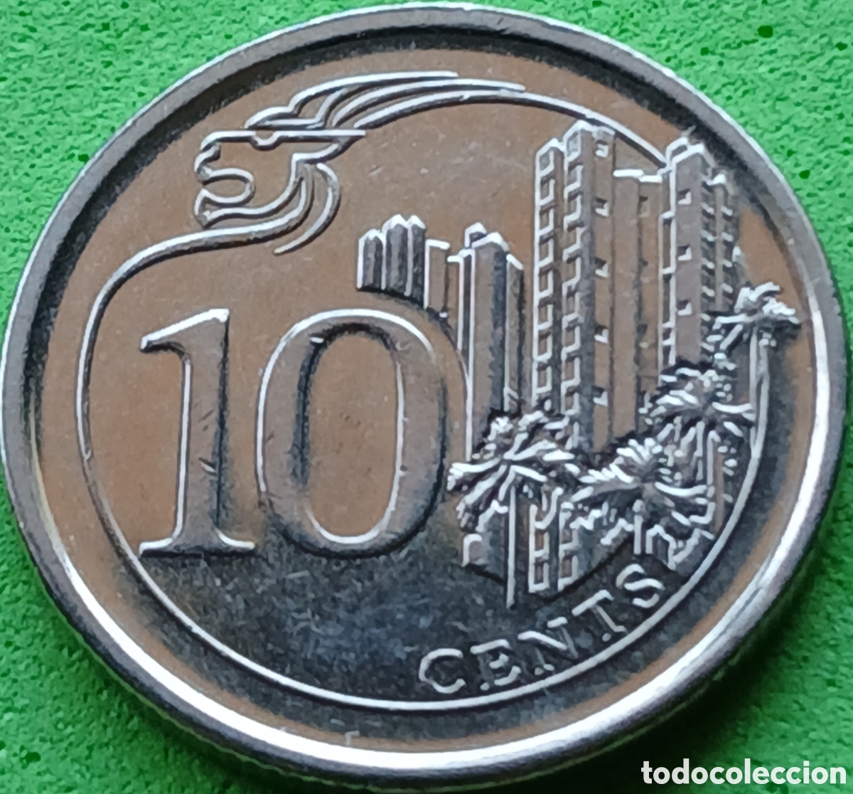 Monedas antiguas de Asia: Singapur 10 cents 2013 km#346