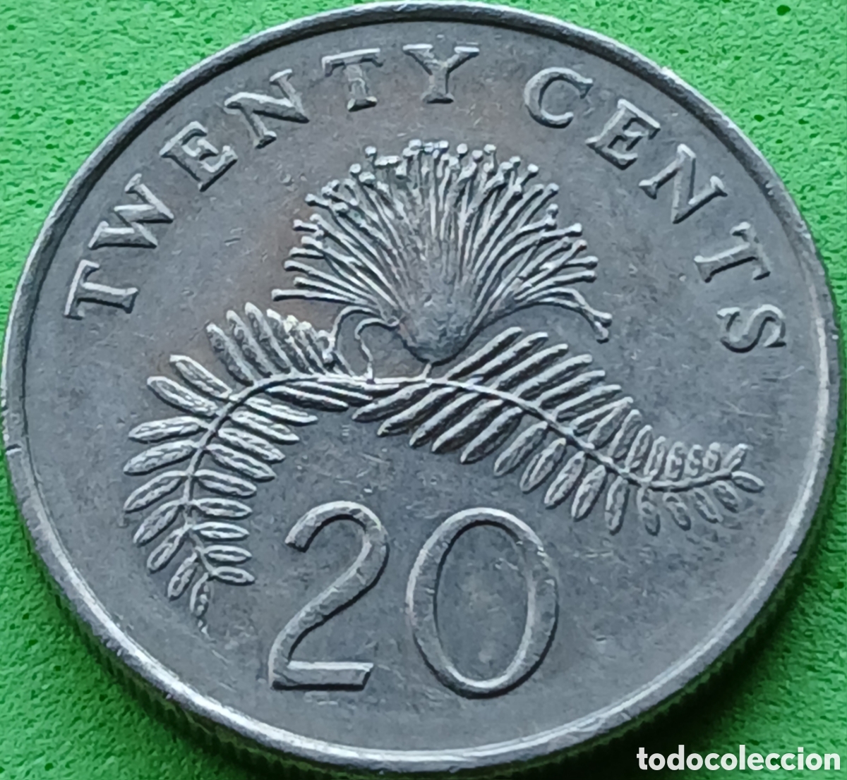 Monedas antiguas de Asia: Singapur 20 cents 1997 km#101