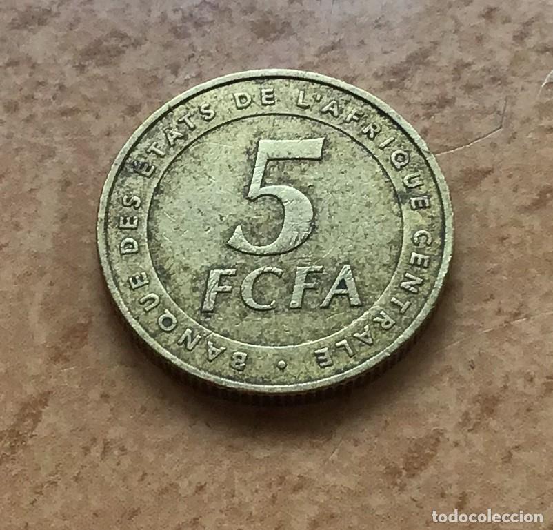 Monedas antiguas de Asia: 5 francos CFA de &Aacute;frica central. A&ntilde;o 2006