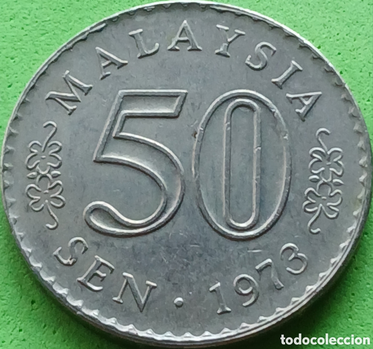 Monedas antiguas de Asia: Malasia 50 sen 1973 km#5