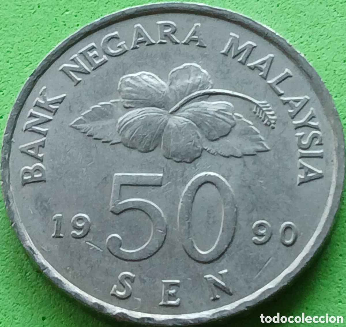 Monedas antiguas de Asia: Malasia 50 sen 1990 km#53