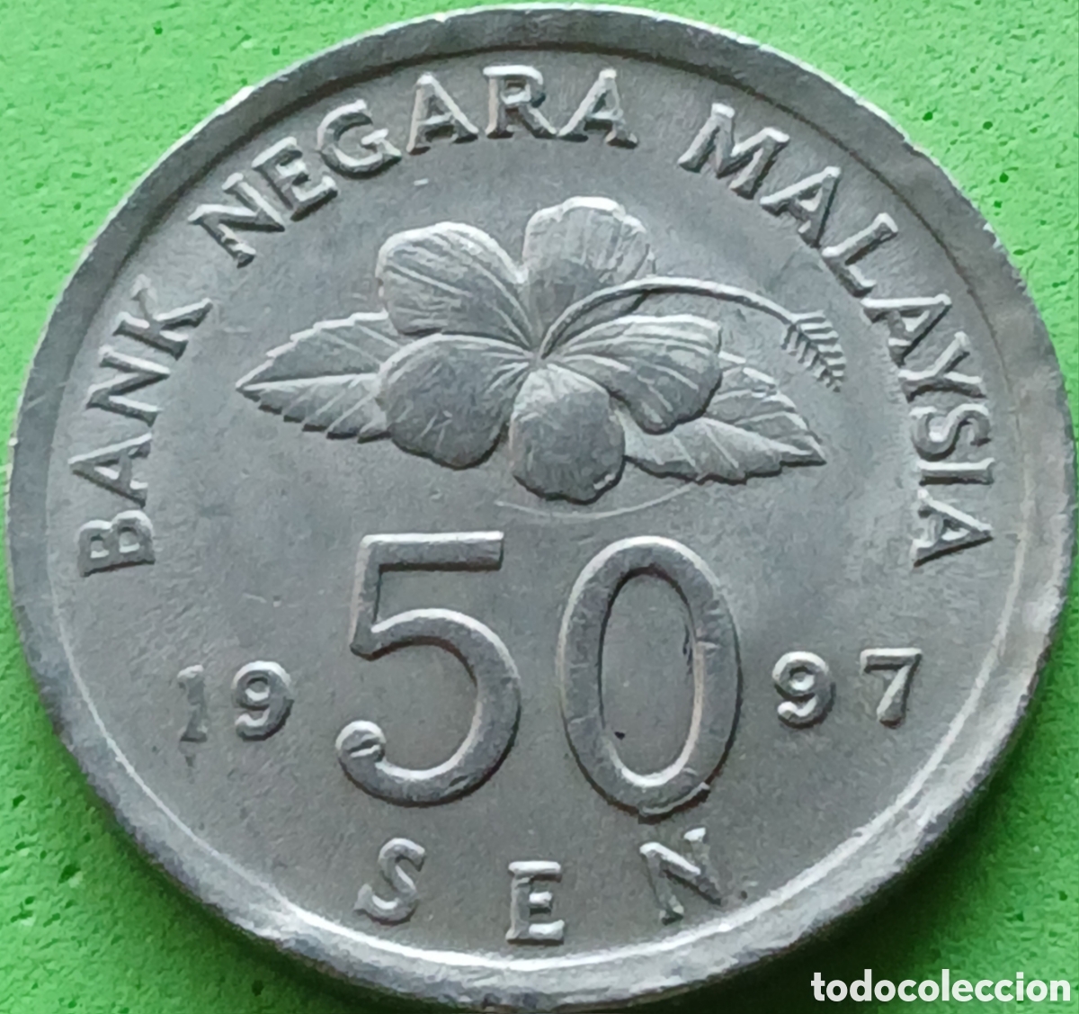 Monedas antiguas de Asia: Malasia 50 sen 1997 km#53