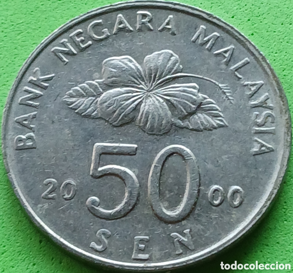 Monedas antiguas de Asia: Malasia 50 sen 2000 km#53