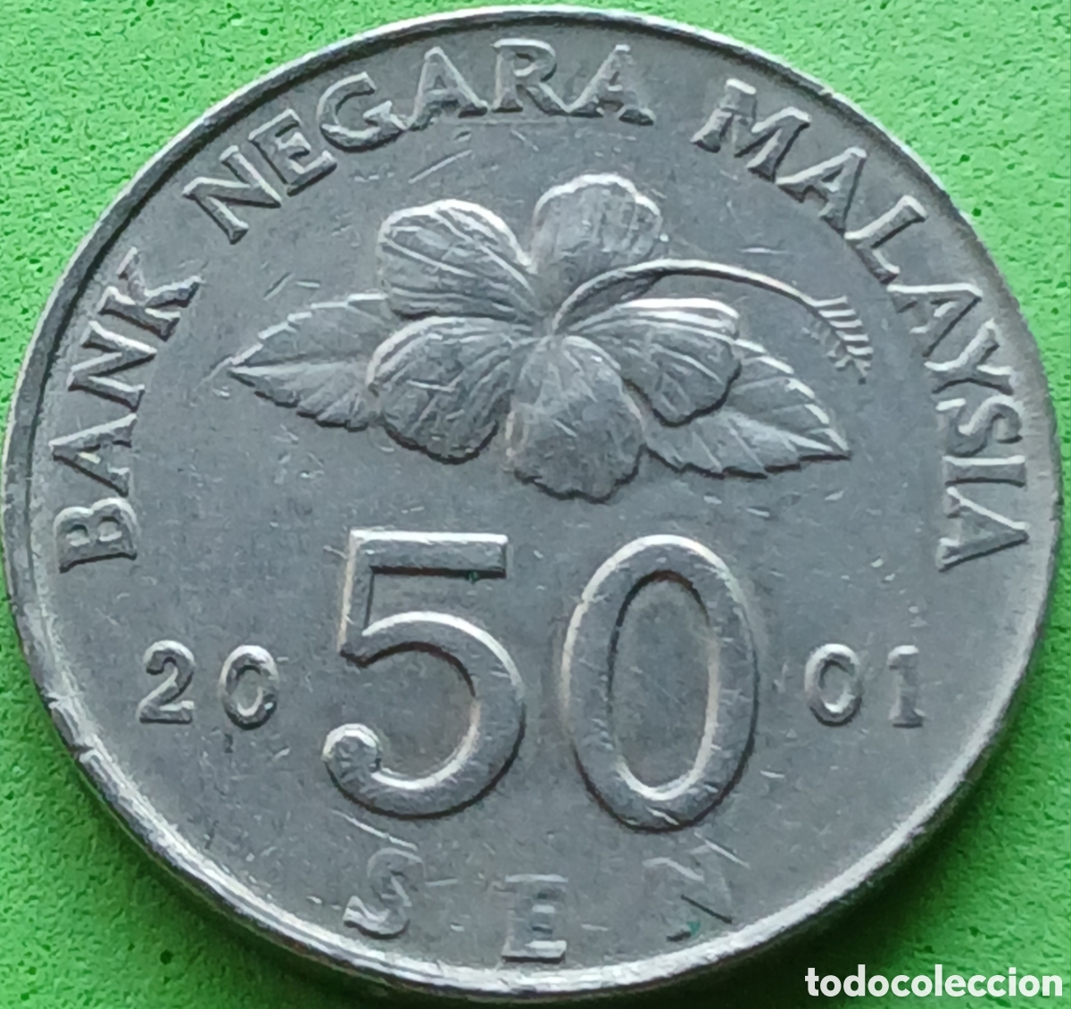 Monedas antiguas de Asia: Malasia 50 sen 2001 km#53