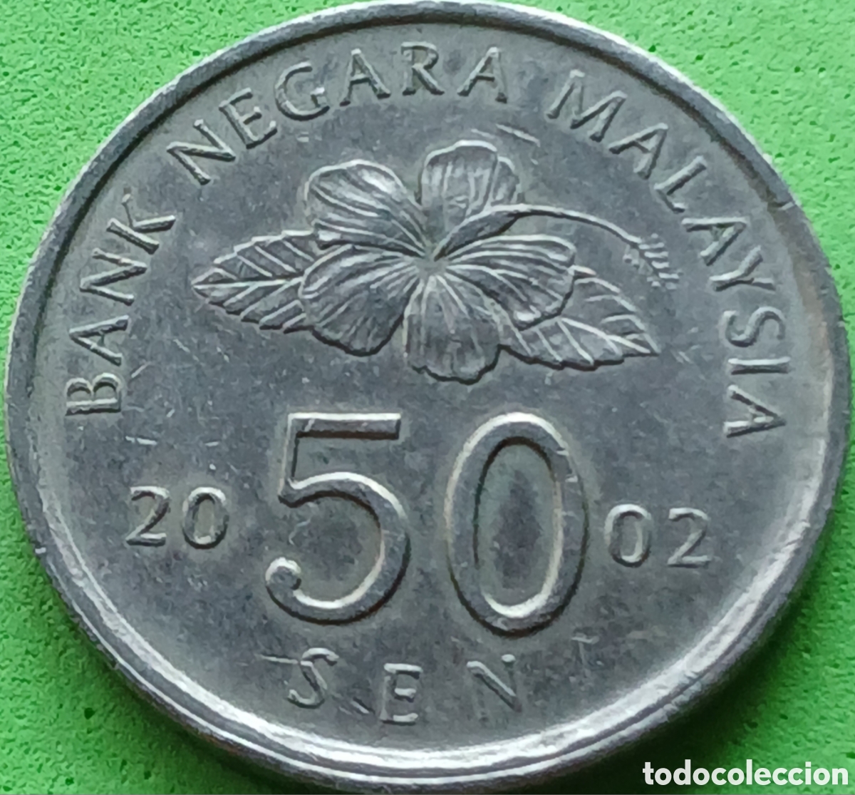 Monedas antiguas de Asia: Malasia 50 sen 2002 km#53