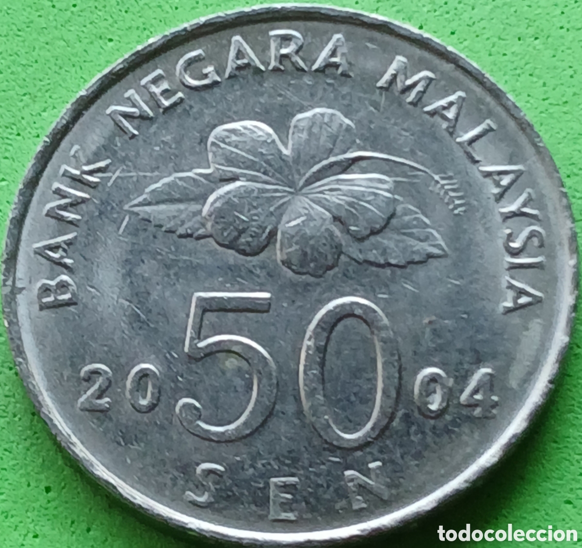 Monedas antiguas de Asia: Malasia 50 sen 2004 km#53