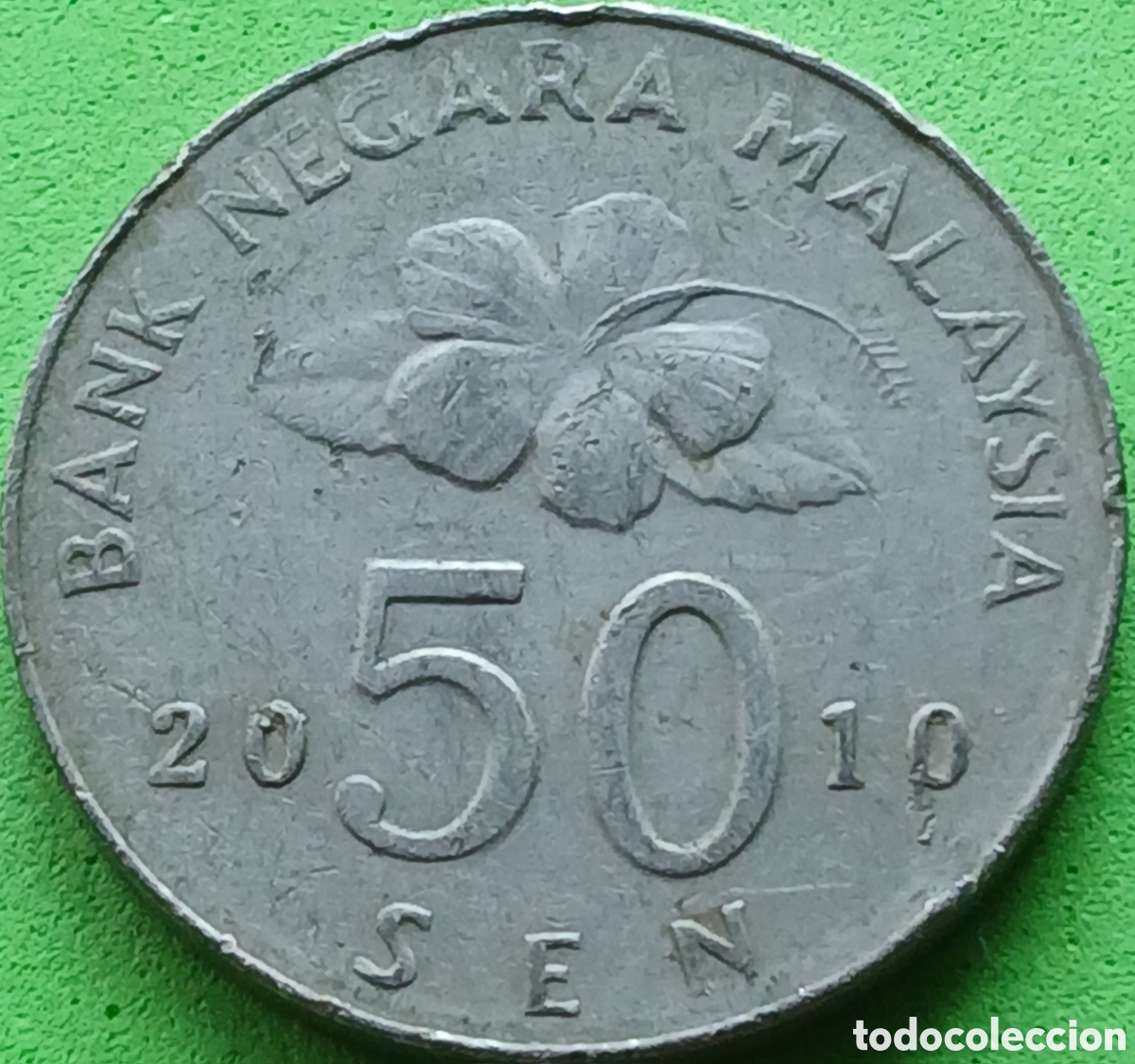 Monedas antiguas de Asia: Malasia 50 sen 2010 km#53