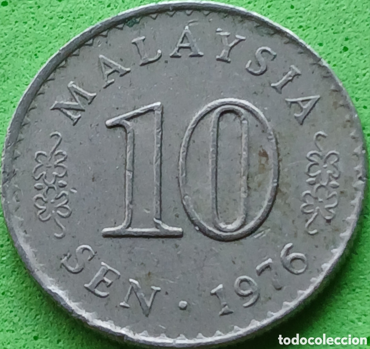 Monedas antiguas de Asia: Malasia 10 sen 1976 km#3
