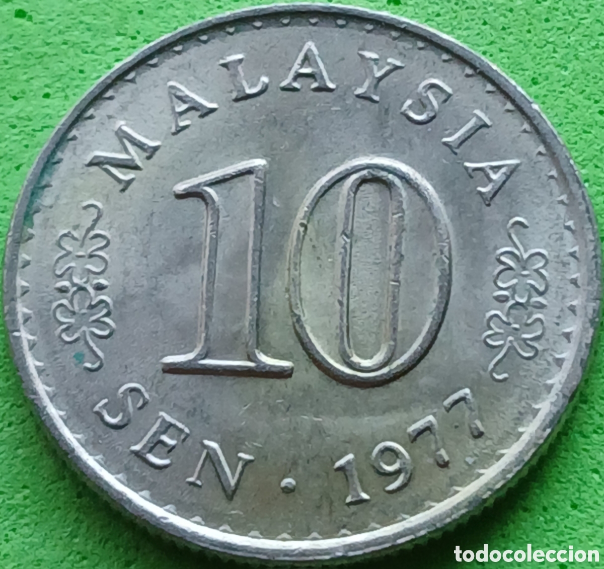 Monedas antiguas de Asia: Malasia 10 sen 1977 km#3