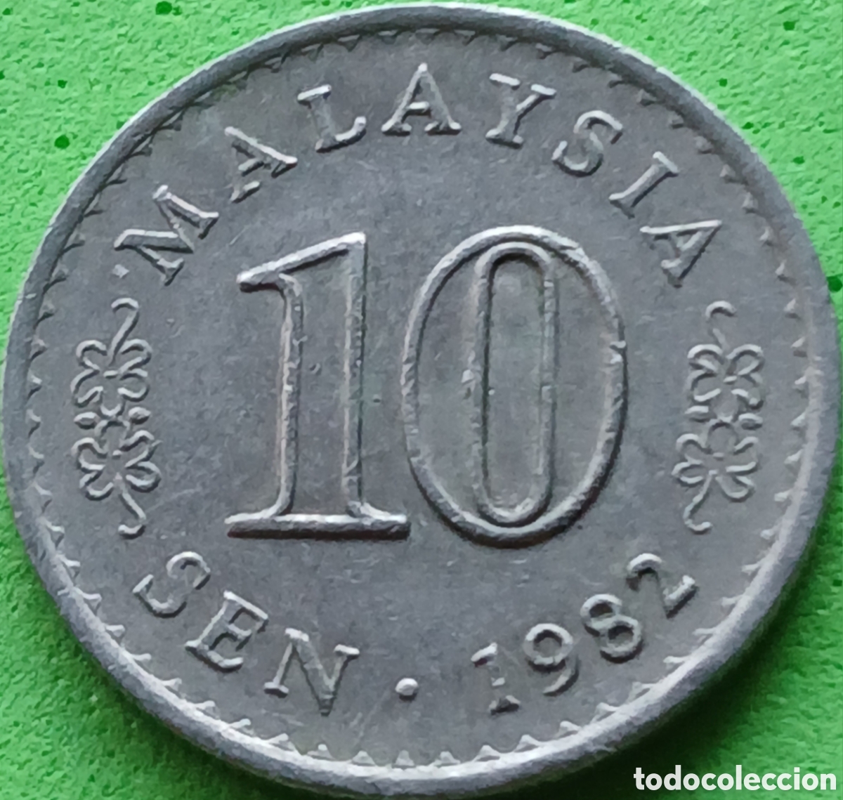 Monedas antiguas de Asia: Malasia 10 sen 1982 km#3