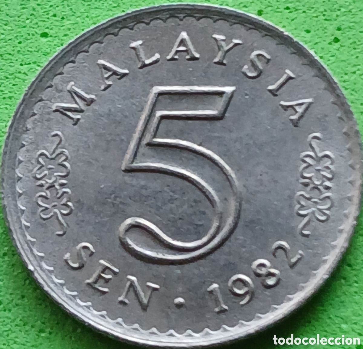 Monedas antiguas de Asia: Malasia 5 sen 1982 km#2