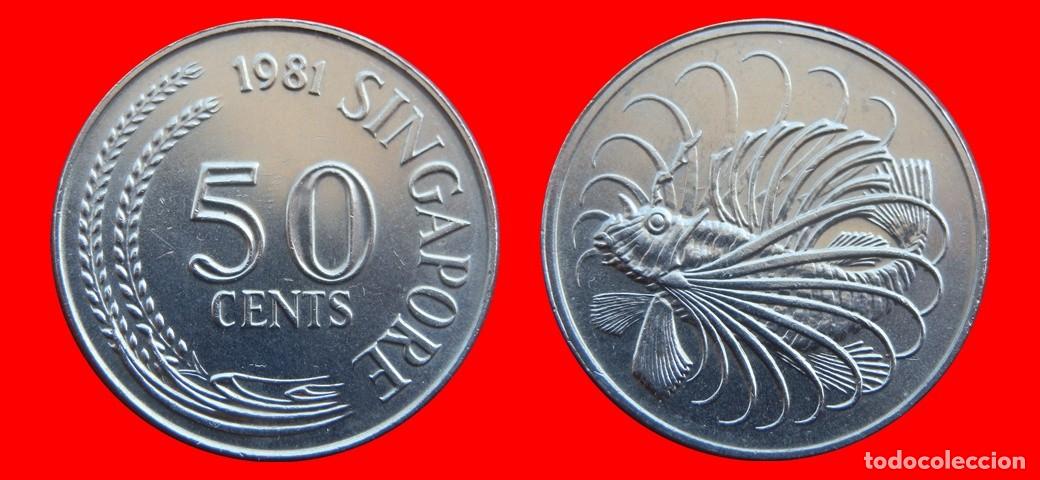 Monedas antiguas de Asia: 50 CENTAVOS 1981 SINGAPUR-150623