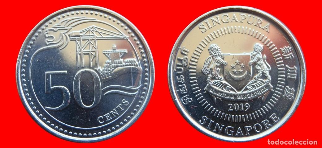 Alte M&uuml;nzen aus Asien: 50 CENTAVOS 2019 SINGAPUR-150627