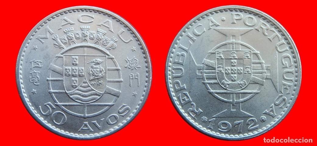 Monedas antiguas de Asia: 50 AVOS 1972 MACAO-150633