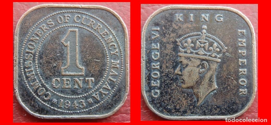 Monedas antiguas de Asia: 1 CENTAVO 1943 MALAYA-150638