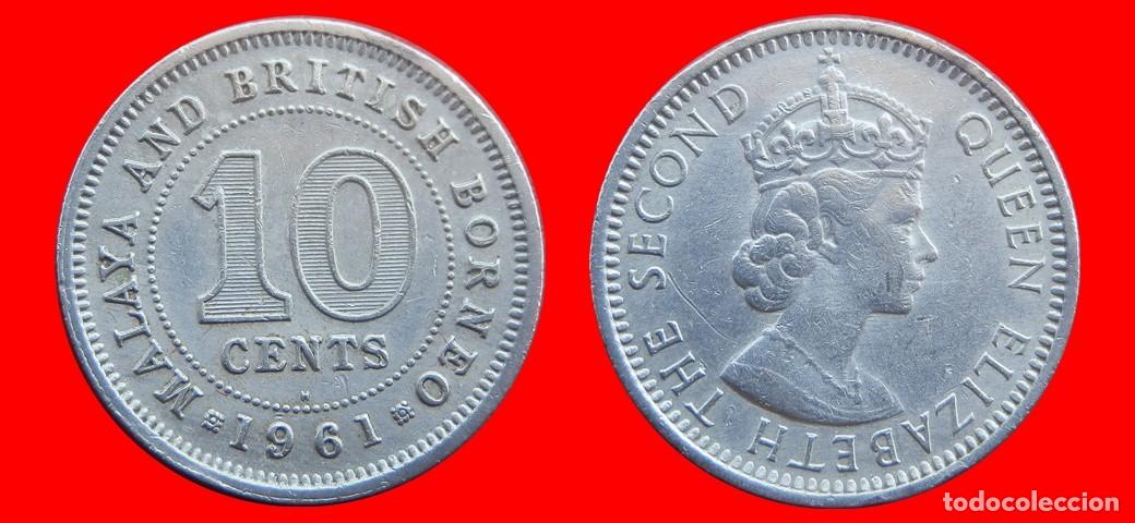 Monedas antiguas de Asia: 10 CENTAVOS 1961 MALAYA AND BRITISH BORNEO-150643