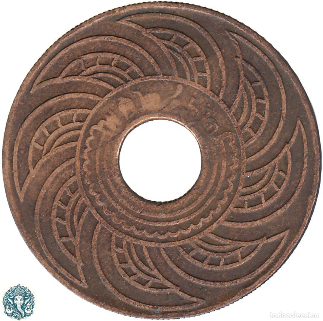 Monedas antiguas de Asia: TAILANDIA 1 Satang 2462 ๒๔๖๒ (1919) Ceca Birmingham Rama VI Y#35 THAILANDIA