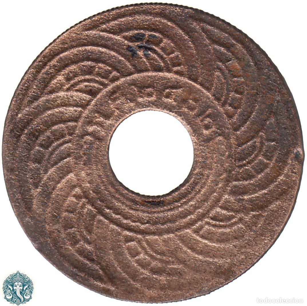 Monedas antiguas de Asia: TAILANDIA 1 Satang 2462 ๒๔๖๒ (1919) Ceca Filadelfia Rama VI Y#35 THAILANDIA