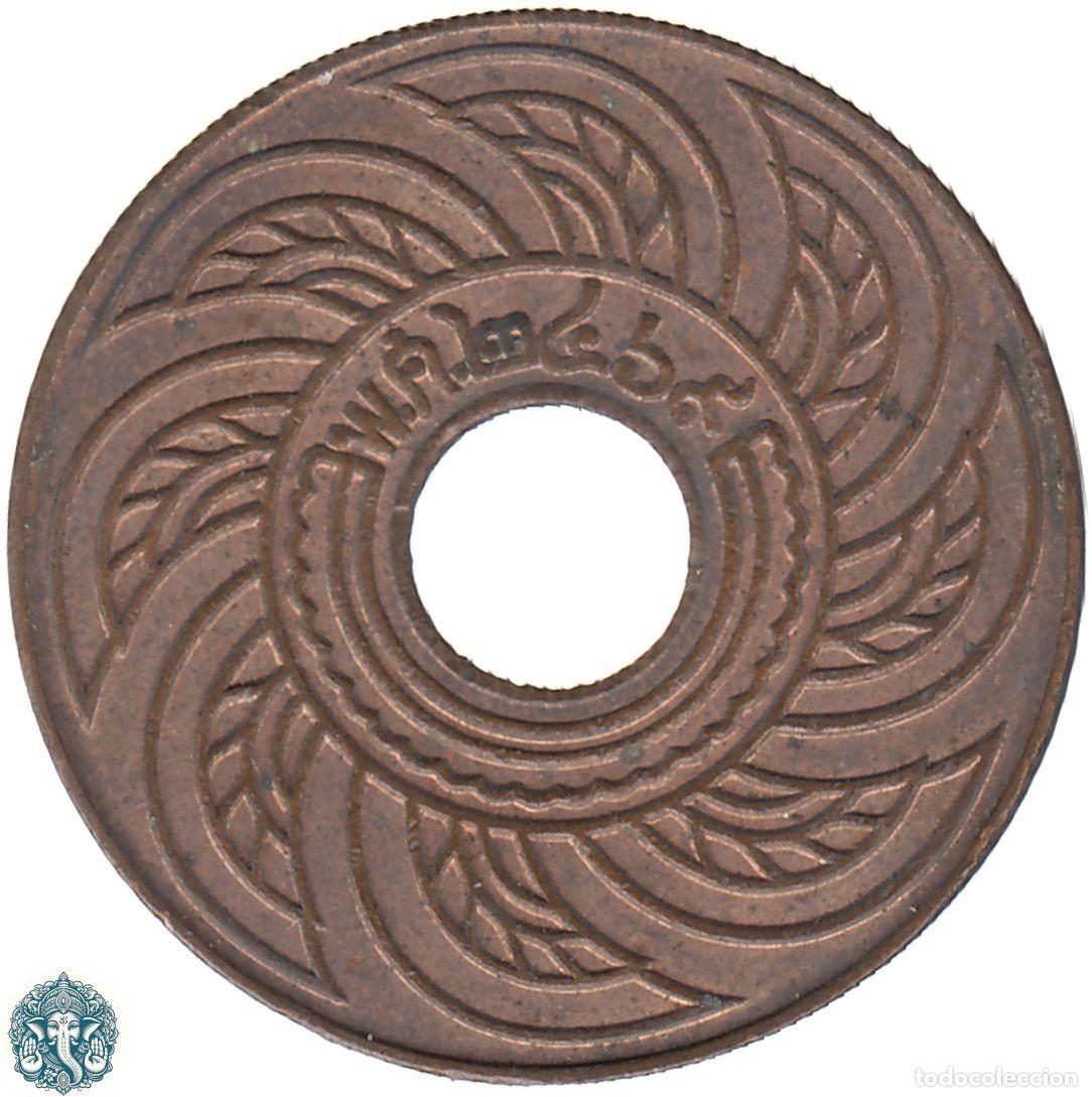 Monedas antiguas de Asia: TAILANDIA 1 Satang 2469 ๒๔๖๙ (1926) Rama VII Y#35 THAILANDIA