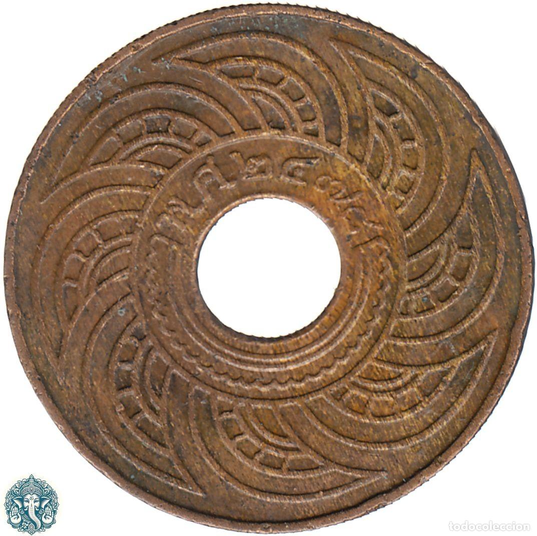 Monedas antiguas de Asia: TAILANDIA 1 Satang 2478 ๒๔๗๘ (1935) Rama VIII Y#35 THAILANDIA