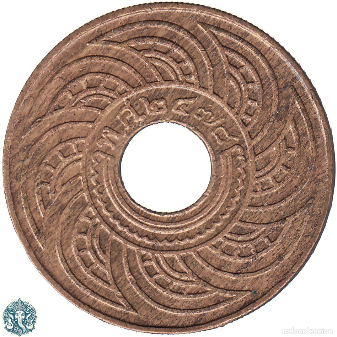 Monedas antiguas de Asia: TAILANDIA 1 Satang 2478 ๒๔๗๘ (1935) Rama VIII Y#35 THAILANDIA