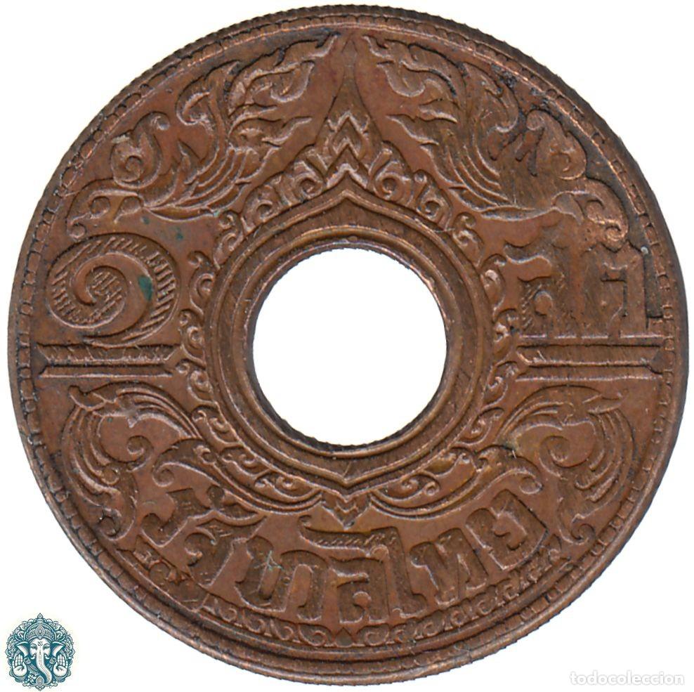 Monedas antiguas de Asia: TAILANDIA 1 Satang 2484 ๒๔๘๔ (1941) Rama VIII Y#54 THAILANDIA
