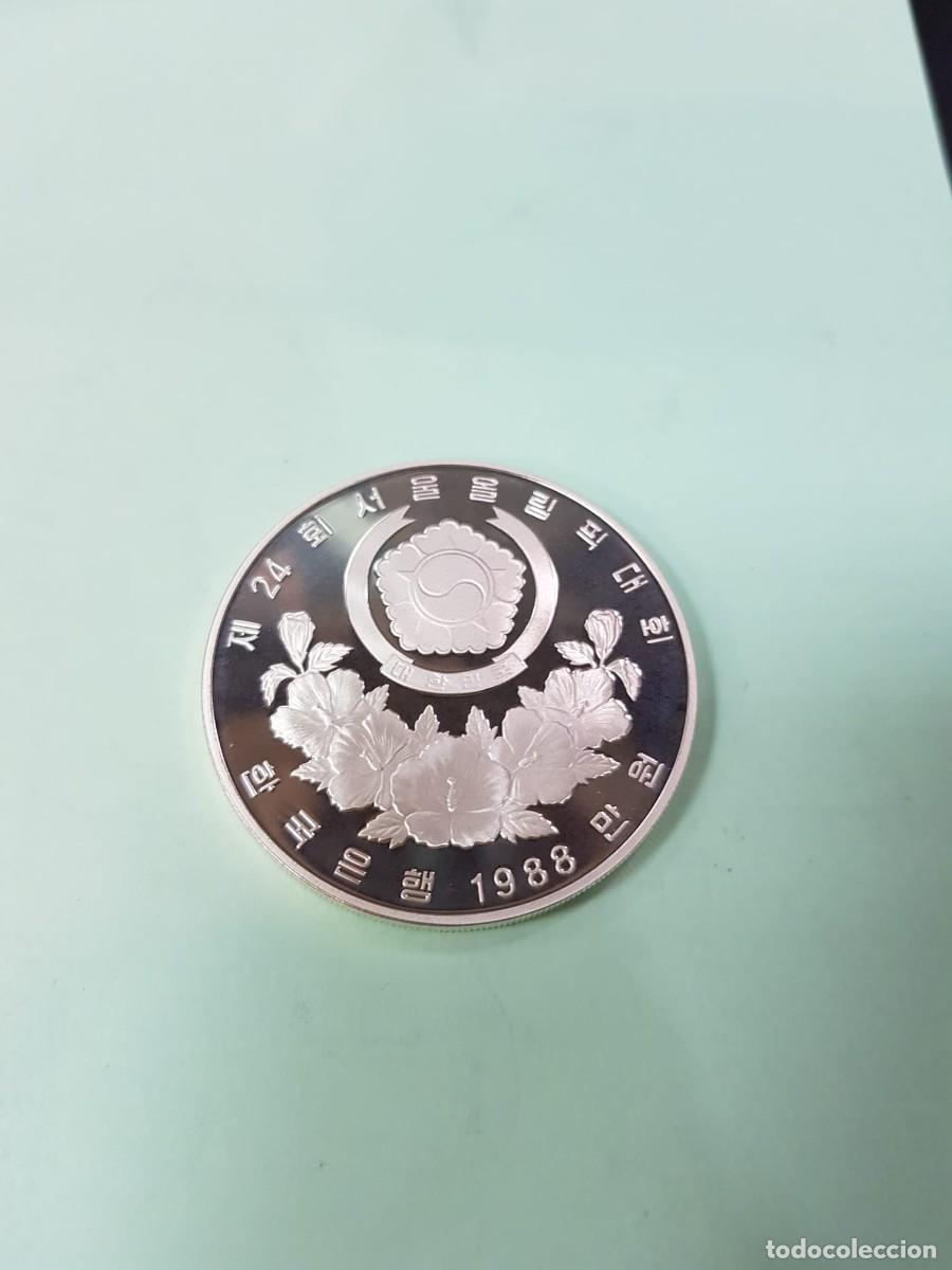 Monedas antiguas de Asia: SEUL-10000 WON-1988-PLATA-1 ONZA