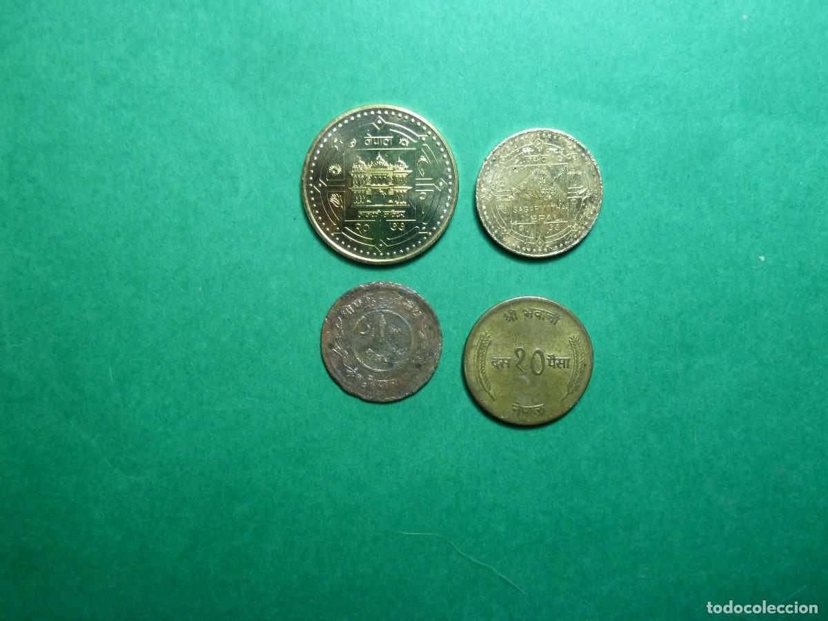 Monedas antiguas de Asia: Lote de monedas de Nepal - Foto 2
