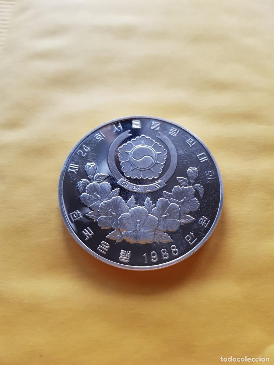 Monedas antiguas de Asia: COREA DEL SUR-10000 WON-1988-PLATA - Foto 2