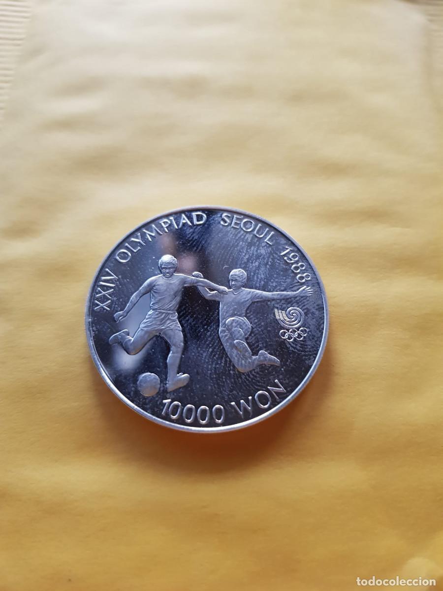 Monedas antiguas de Asia: COREA DEL SUR-10000 WON-1988-PLATA - Foto 1