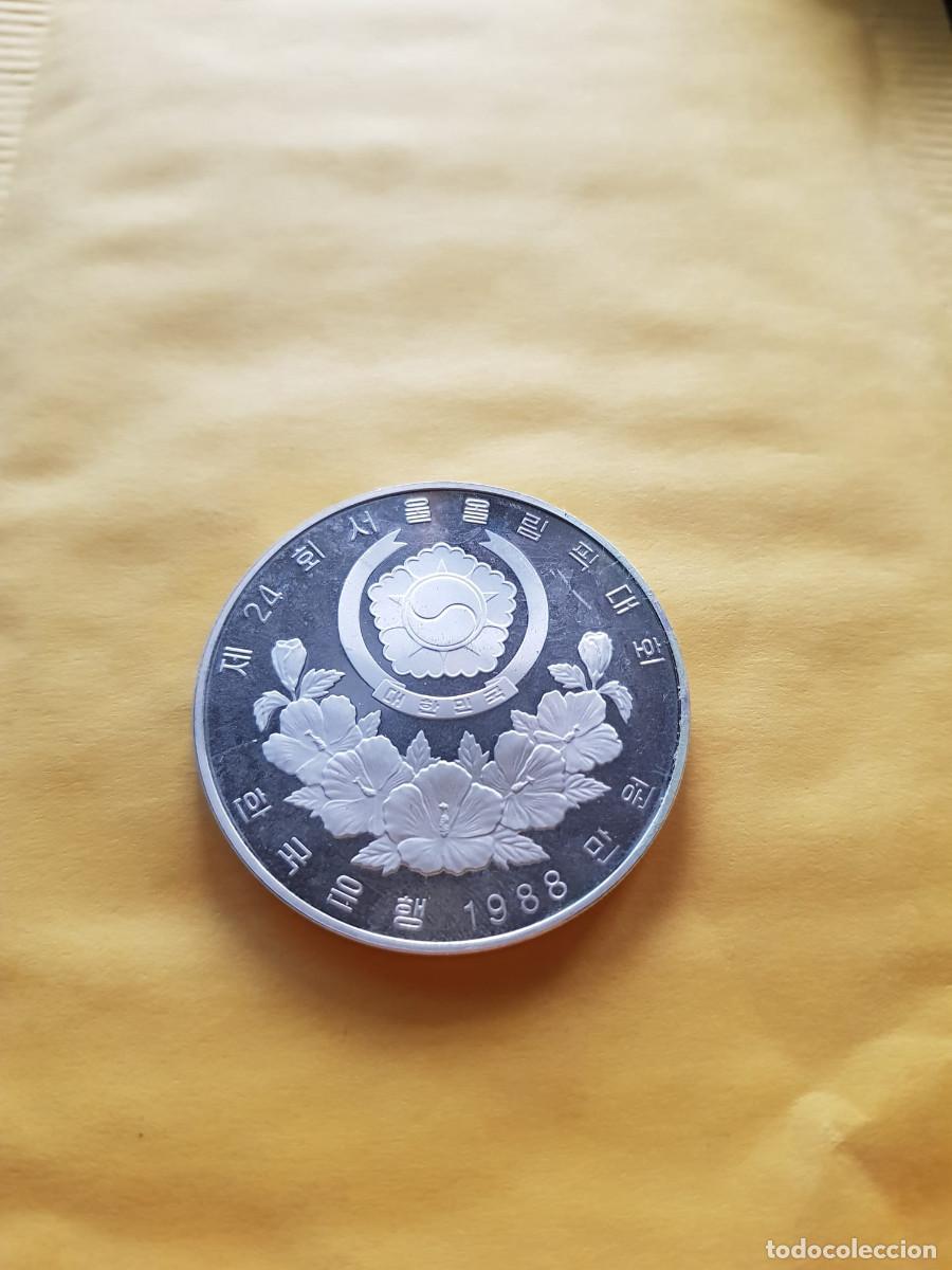 Monedas antiguas de Asia: COREA DEL SUR-10000 WON-1988-PLATA - Foto 2