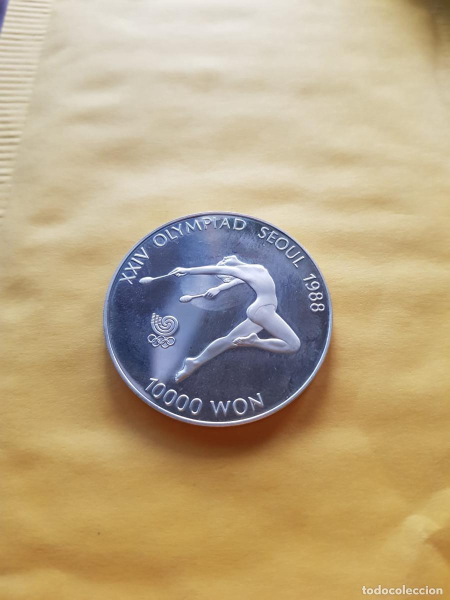 Monedas antiguas de Asia: COREA DEL SUR-10000 WON-1988-PLATA - Foto 1