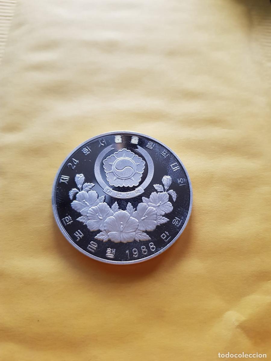 Monedas antiguas de Asia: COREA DEL SUR-10000 WON-1988-PLATA