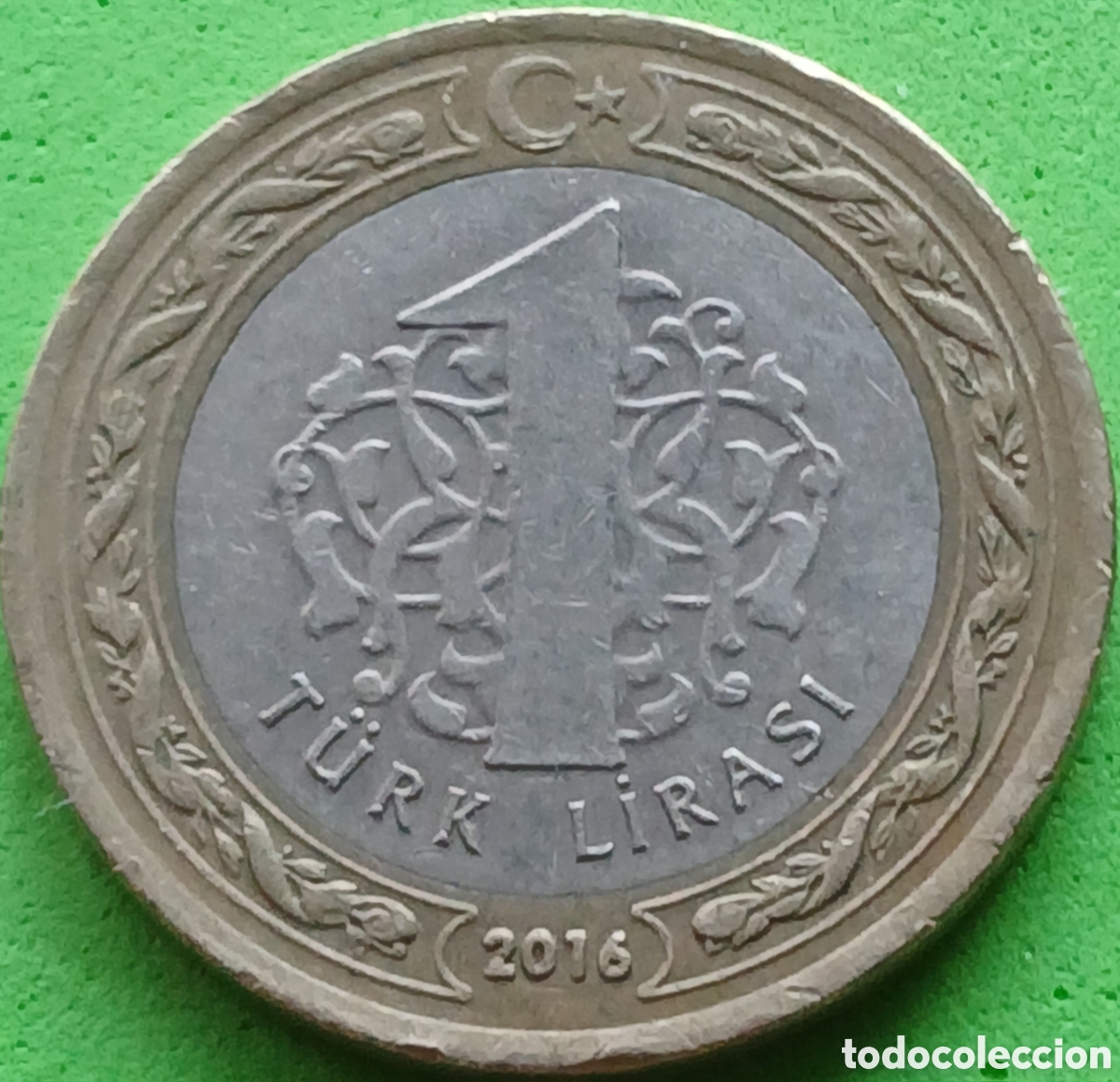 Monedas antiguas de Asia: Turqu&iacute;a 1 lira 2016 UC#128 15 de julio