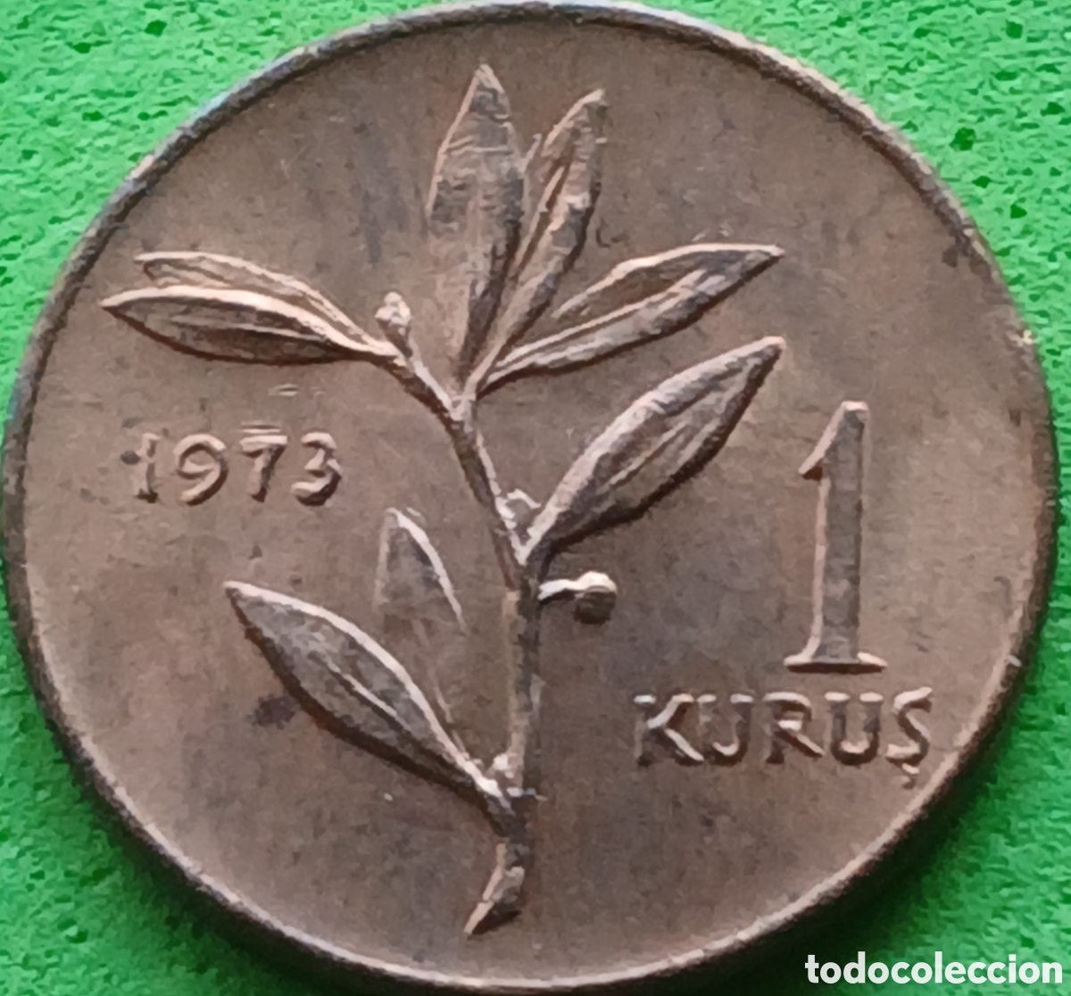 Monedas antiguas de Asia: Turqu&iacute;a 1 kurus 1973 km#895a