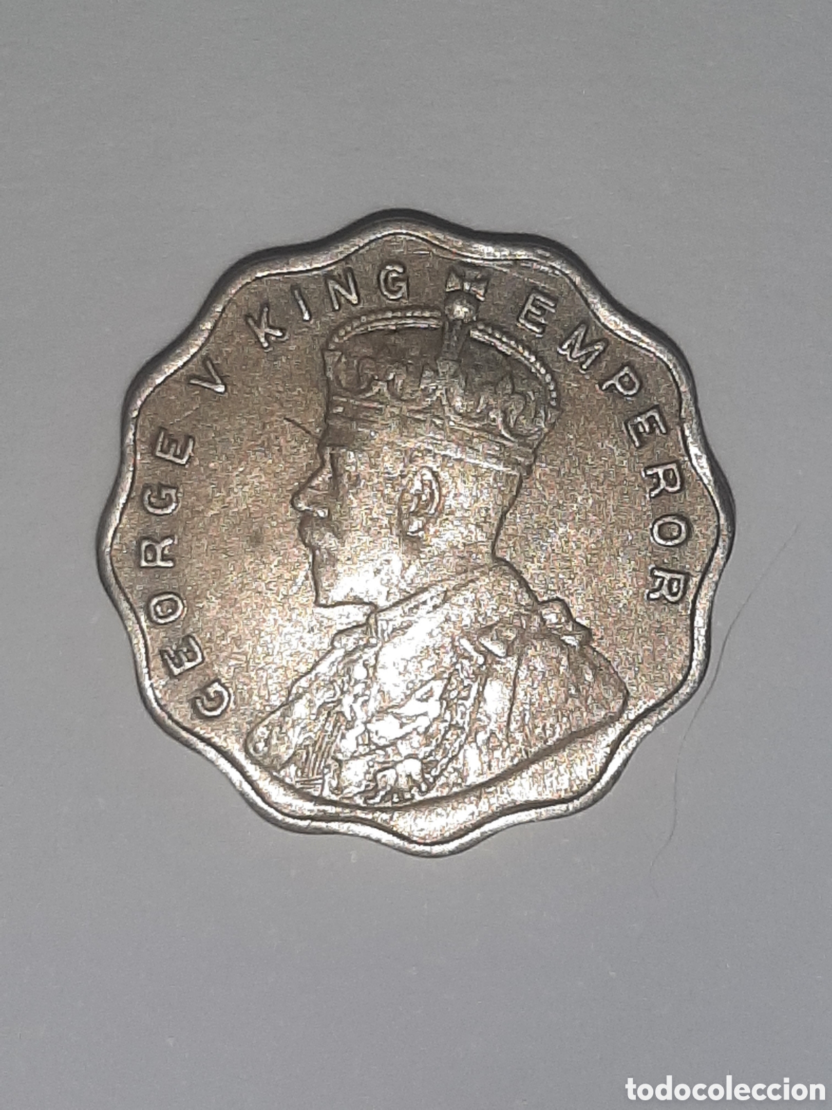 Monedas antiguas de Asia: INDIA INGLESA 1 ANNA 1916
