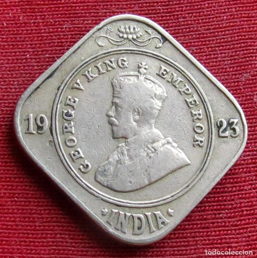 Monedas antiguas de Asia: India 2 anna 1923 .. - Foto 2