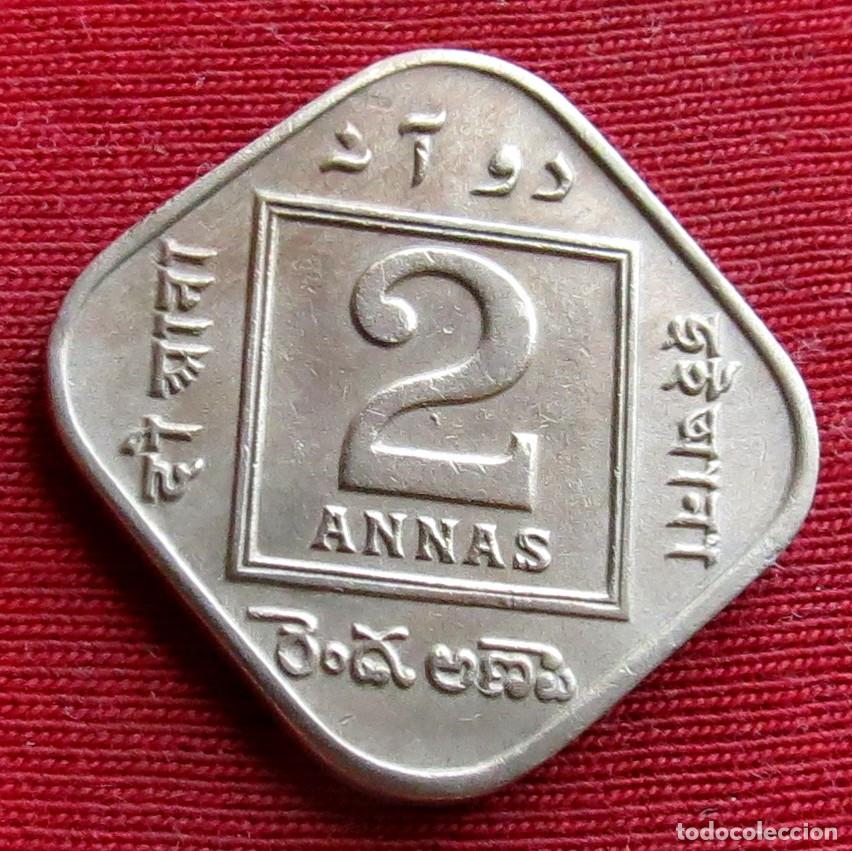 Monedas antiguas de Asia: India 2 anna 1926 ..