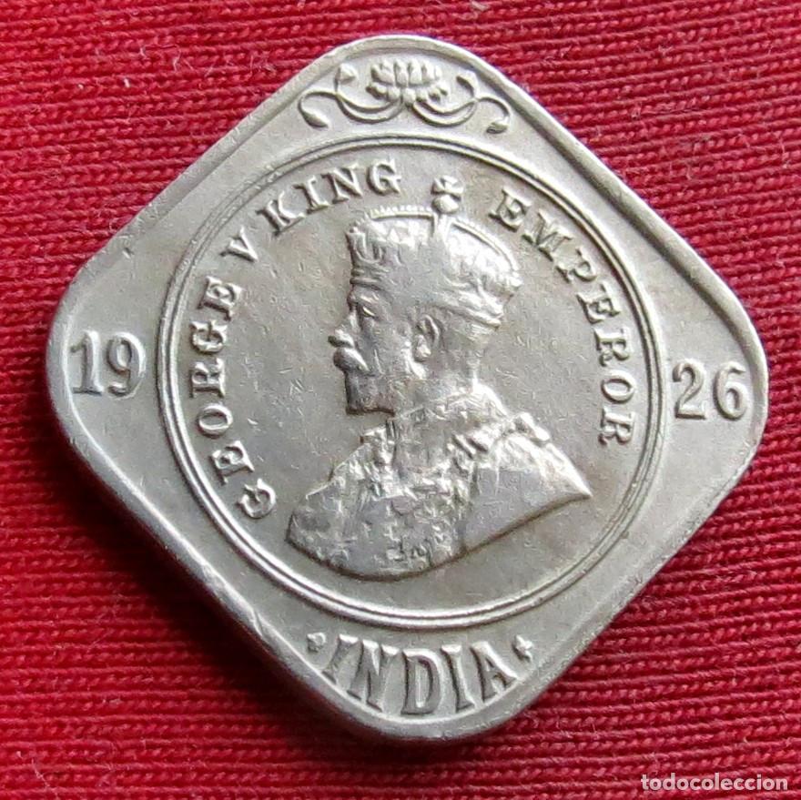 Monedas antiguas de Asia: India 2 anna 1926 .. - Foto 2